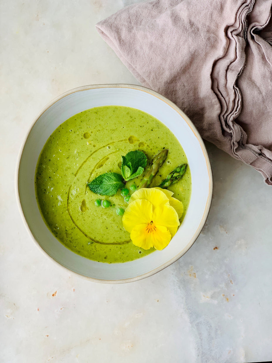 Soupe printanière verte