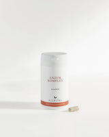 Allvital Enzym Komplex enthält die Verdauungsenzyme Amylase, Protease, Lactase, Lipase und Cellulase sowie sekundäre Pflanzenstoffe und Bitterstoffe.